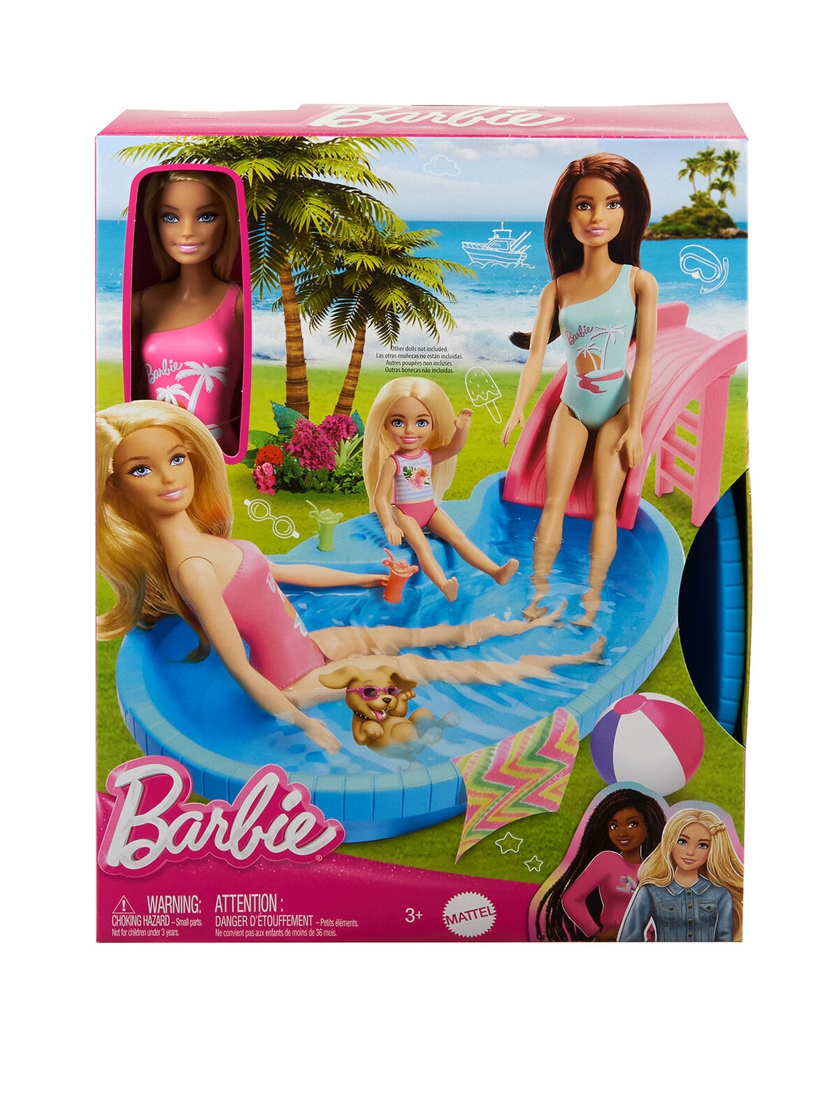 Barbie Doll & Pool Playset - Dolls & Accessories