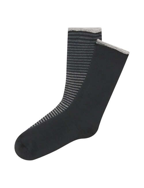 Bonds Explorer Original Light Crew Sock, Grey Stripe product photo View 02 L