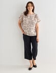 Ella J Linen Sketch Shell Top, Natural product photo View 03 S