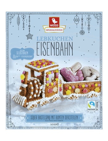 Weiss Lebkuchen Gingerbread Train DIY Kit, 1035g product photo