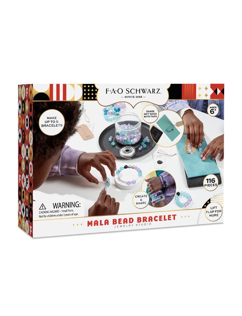 FAO Schwarz Mala Bead Bracelet Jewellery Studio, 116-Piece product photo View 02 L