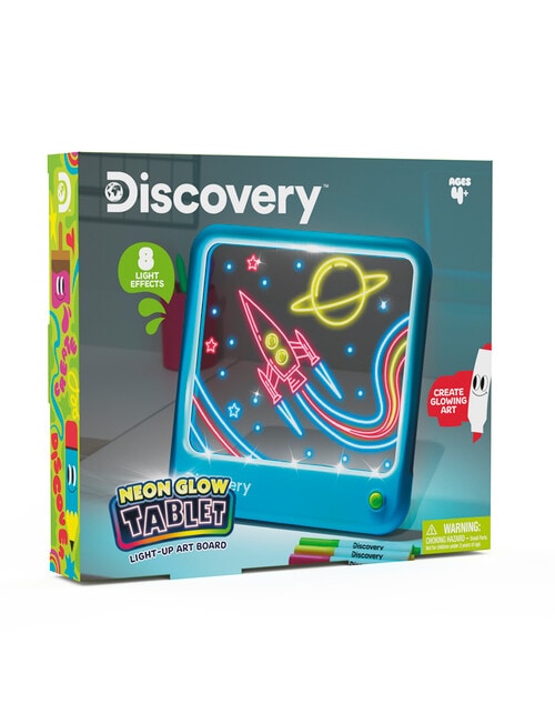 Discovery Neon Glow Tablet Light-Up Art Board product photo View 06 L