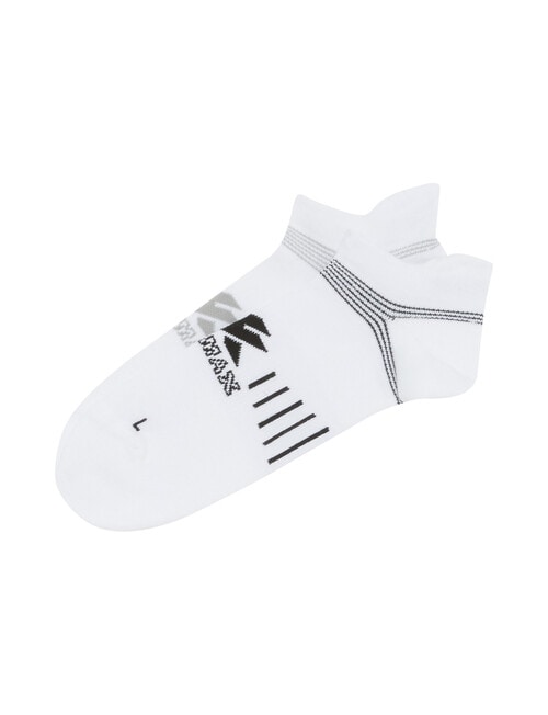 Bonds X-Temp Max Low Cut Sock, 2-Pack, White & Gandale Grey product photo View 02 L