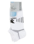 Bonds X-Temp Max Low Cut Sock, 2-Pack, White & Gandale Grey product photo View 03 S