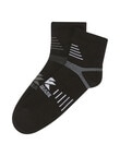 Bonds X-Temp Max Quarter Crew Sock, 2-Pack, Black product photo View 02 S