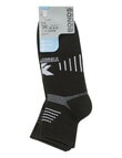 Bonds X-Temp Max Quarter Crew Sock, 2-Pack, Black product photo View 03 S