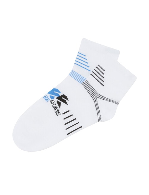 Bonds X-Temp Max Quarter Crew Sock, 2-Pack, White product photo View 02 L