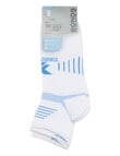 Bonds X-Temp Max Quarter Crew Sock, 2-Pack, White product photo View 03 S