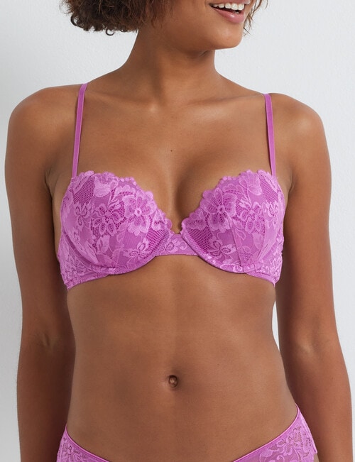 Perfects Brazilian Push Up Bra, Hyper Violet, A-D product photo