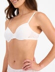 Berlei Because Mesh Lightly Lined Tshirt Bra, White, A-G product photo View 02 S