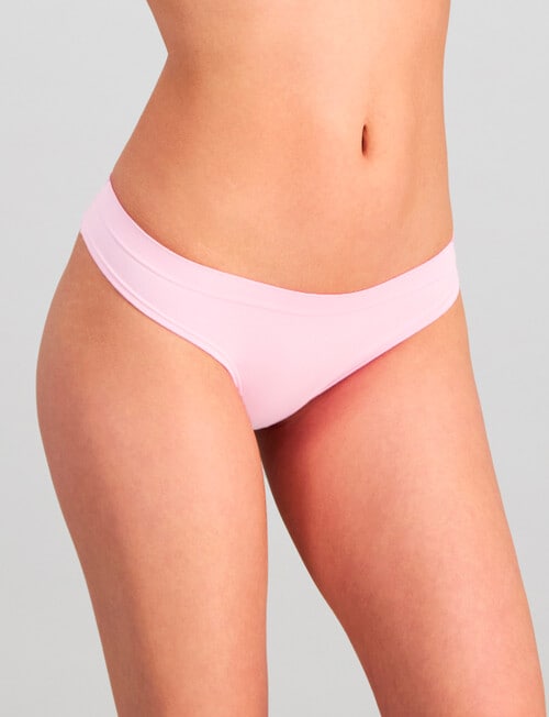 Bendon Seamless Thong, Winsome Orchid, XS-2XL product photo View 02 L