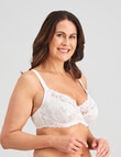 Bendon Alice Underwire Bra, White, D-F product photo View 03 S