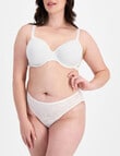 Berlei Because Mesh Hi Bikini Brief, White, 8-24 product photo View 04 S