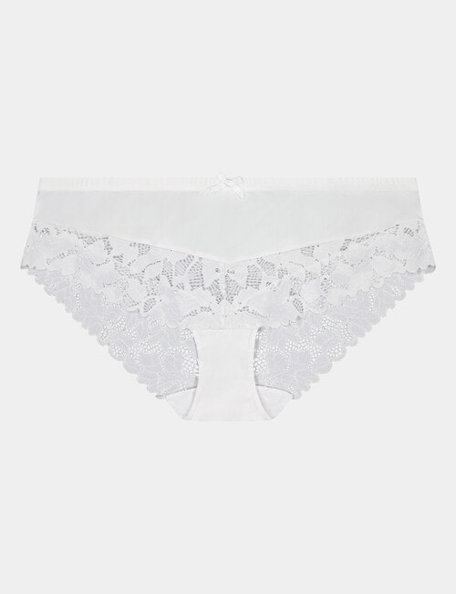 Bendon Alice Boy Leg Brief, White, S-3XL product photo View 06 L