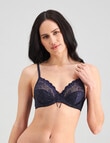 Bendon Yvette Underwire Bra, Navy Blazer, B-DD product photo