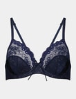 Bendon Yvette Underwire Bra, Navy Blazer, B-DD product photo View 05 S