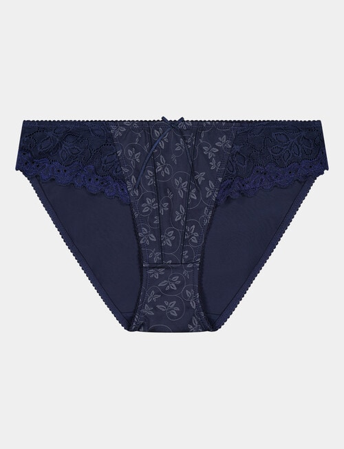 Bendon Yvette Bikini Brief, Navy Blazer, S-XL product photo View 05 L