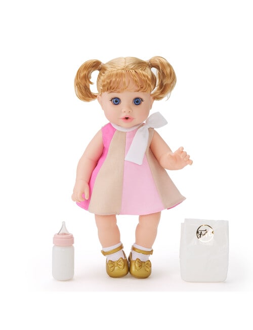 FAO Schwarz Drink & Wet Baby Doll, Blonde, 35cm product photo View 02 L