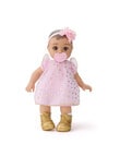 FAO Schwarz Cuddle Baby Doll, Brunette, 35cm product photo View 02 S