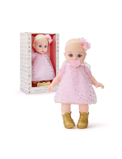 FAO Schwarz Cuddle Baby Doll, Blonde, 35cm product photo