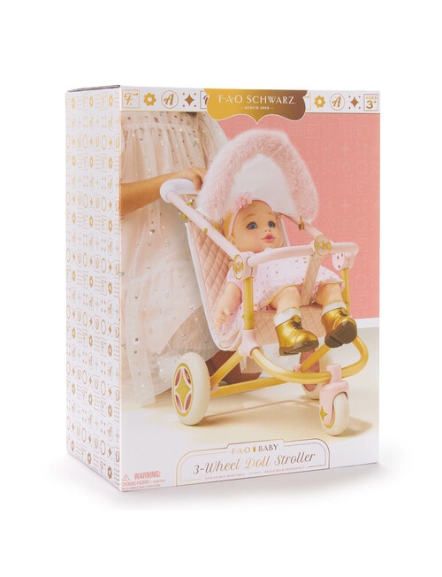 FAO Schwarz Baby 3-Wheel Doll Stroller product photo View 05 L