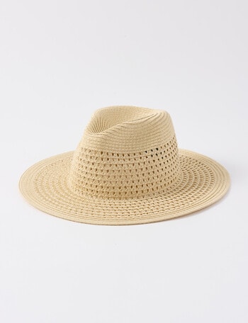 Zest Resort Woven Panama Hat, Natural product photo