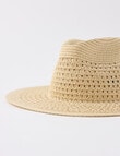 Zest Resort Woven Panama Hat, Natural product photo View 02 S