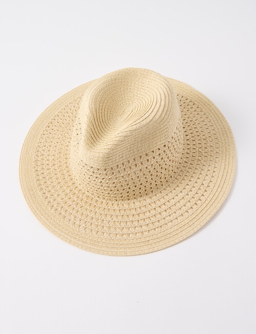 Zest Resort Woven Panama Hat, Natural product photo View 03 L