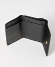 Carte Pebbled Leather Foldover Small Wallet, Black product photo View 03 S