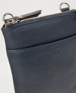 Carte Leather Small Crossbody Pouch, Navy product photo View 03 S