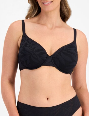 Berlei Because Mesh Lightly Lined Coverage Bra, Black, C-G product photo