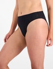 Berlei Because Mesh Hi Bikini Brief, Black, 8-24 product photo View 05 S