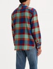 Levis Chitaronne Plaid Long Sleeve Shirt, Red Check product photo View 02 S