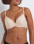 Perfects Be Real Lace Push Up Bra, Shell, A-D product photo