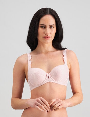 Bendon Damask Contour Bra, Icy Pink, A-DD product photo
