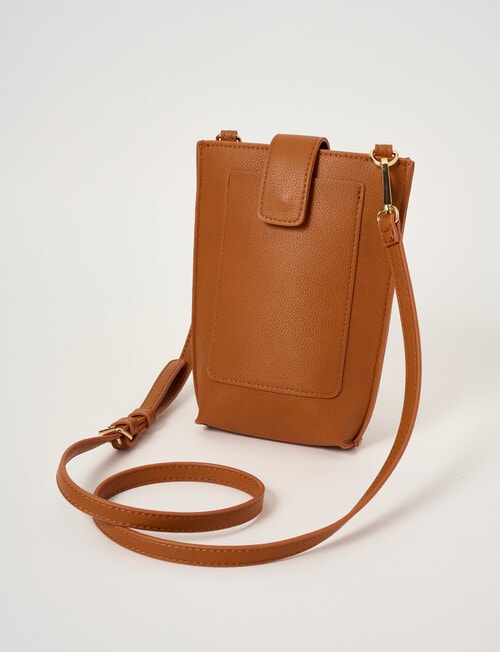 Whistle Accessories Phone Crossbody Bag, Tan product photo