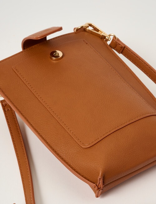 Whistle Accessories Phone Crossbody Bag, Tan product photo View 05 L