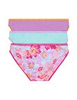 Bonds Hipster Bikini Brief, 3-Pack, Interflora, Aqua Frost & Pandora, 6-22 product photo View 07 S