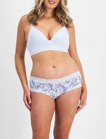 Jockey Woman Parisienne Cotton Boyleg Brief, Tenerife Flora, 8-18 product photo