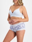 Jockey Woman Parisienne Cotton Full Brief, Tenerife Flora, 10-22 product photo View 02 S