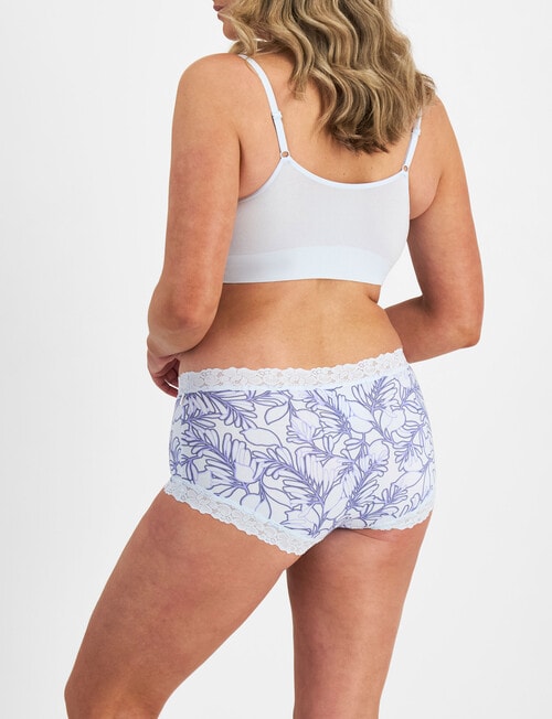 Jockey Woman Parisienne Cotton Full Brief, Tenerife Flora, 10-22 product photo View 03 L