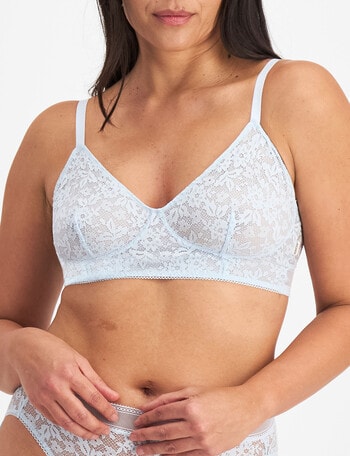 Jockey Woman Parisienne Delicate Lace Bralette, Ocean Glass, 8-16 product photo