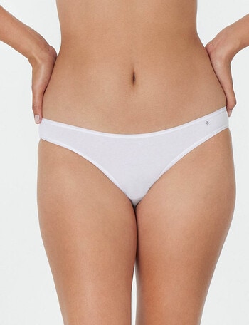 Bendon Clemence Bikini Brief, White, S-L product photo