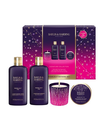 Baylis and Harding Moonlight Fig Candlelit Bathing Gift Set product photo