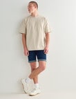 Tarnish Oversize Tee, Stone product photo View 03 S