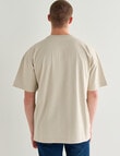 Tarnish Oversize Tee, Stone product photo View 02 S