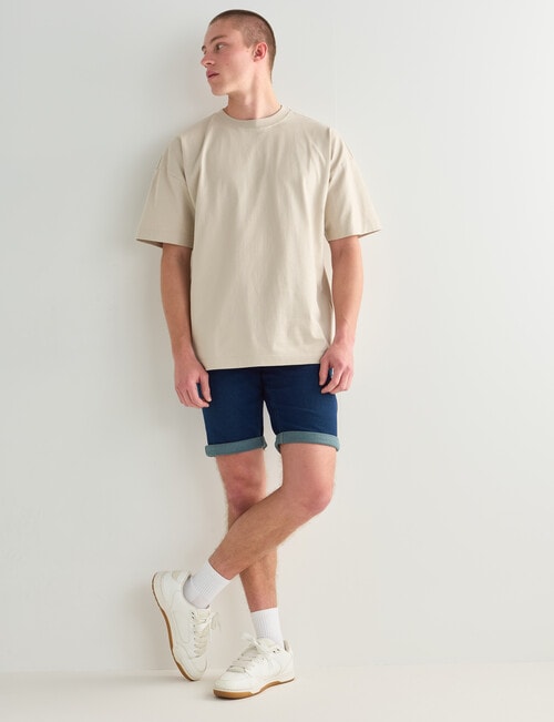 Tarnish Oversize Tee, Stone product photo View 03 L