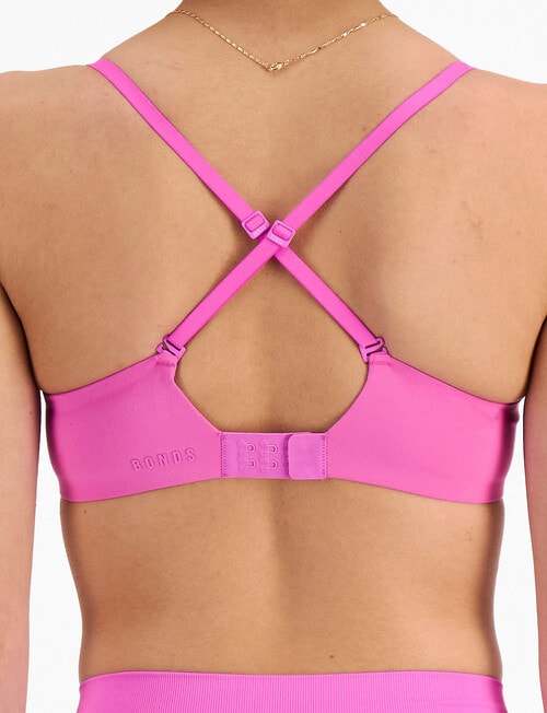 Bonds Bases Wirefree Scoop Bra, Hubba Bubba, A/G-C/DD product photo View 07 L