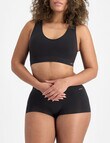 Jockey Woman Skimmies Micro Crop Bra, Black, 8/10-18/20 product photo View 04 S