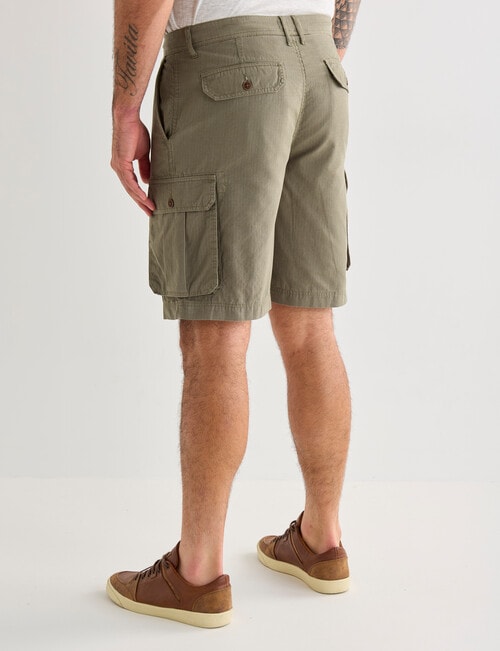 Kauri Trail Ripstop Cargo Short, Khaki product photo View 02 L